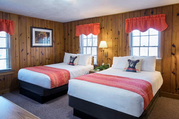 Suite Bedroom at Big Meadows Lodge in Shenandoah National Park